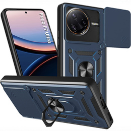 Husă blindată pentru Xiaomi Poco F7 Ultra, CamShield Slide, albastru