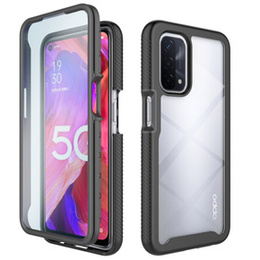 Carcasă pentru OPPO A54 5G/A74 5G, Shockproof, cu folie, albastru