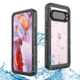 Husă impermeabilă IP68 pentru Google Pixel 9 Pro, Redpepper, negru
