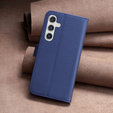 Cu clapetă pentru Samsung Galaxy A55 5G,BINFEN Wallet, albastru