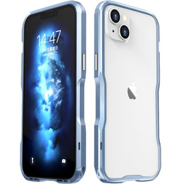 Husa LUPHIE pentru iPhone 14 Plus, Armor Bumper, albastru