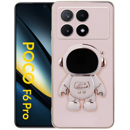 Huse pentru Xiaomi Poco F6 Pro, Astronaut, roz