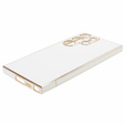 Husă pentru Samsung Galaxy S24 Ultra, Glamour CamShield, alb