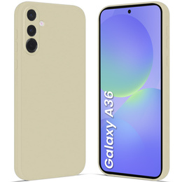 Husa pentru Samsung Galaxy A36 5G, Silicone Lite, bej