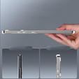Carcasă de protecție pentru camera foto pentru Samsung Galaxy Note 10+ Plus, CamShield MagSafe, transparent / argintiu
