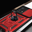Husă blindată pentru Realme 9 Pro / OnePlus Nord CE 2 Lite 5G, CamShield Slide, roșu
