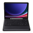 Carcasă + tastatură Samsung Galaxy Tab S9+, Leather Pen Slot, negru
