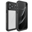 Husă pentru iPhone 17 Pro Max, IP68 rezistentă la apă Redpepper, negru