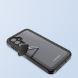 Husă impermeabilă IP68 pentru Samsung Galaxy A55 5G, Redpepper, negru