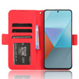 Cu clapetă pentru Xiaomi Redmi Note 13 Pro 5G, Card Slot, roșu