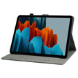 Huse pentru Samsung Galaxy Tab S9, Wallet Pen Slot, negru