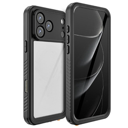 Husă pentru iPhone 17 Pro Max, IP68 rezistentă la apă Redpepper, negru