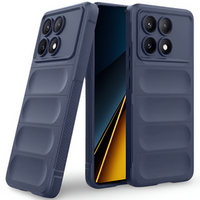 Huse pentru Xiaomi Poco F6 Pro, Gaming Shockproof, albastru închis