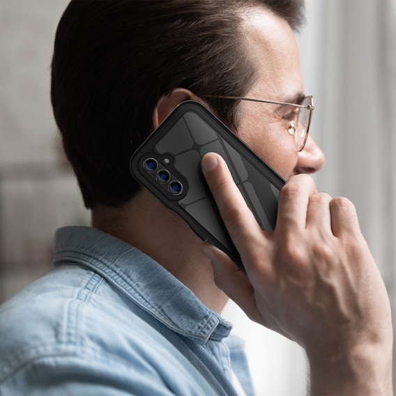 Husă impermeabilă IP68 pentru Samsung Galaxy A15 5G, Redpepper, negru