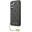 GUESS Huse pentru Samsung Galaxy S24+ Plus, 4G Charms Collection Hardcase, gri