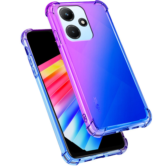Husa pentru Infinix Hot 30i, Gradient Dropproof, Violet / albastru