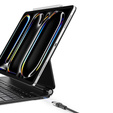 Husă pentru tastatură pentru Apple iPad Pro 11" 5th gen 2024, Dux Ducis MK Series, negru