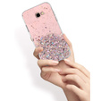 Huse pentru Samsung Galaxy J4 Plus, Glittery, roz