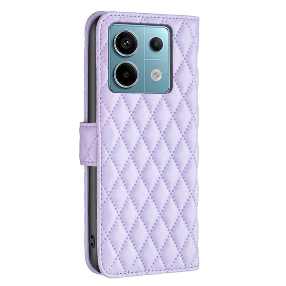 Cu clapetă pentru Xiaomi Redmi Note 13 Pro 5G, Wallet, BINFEN COLOR, violet