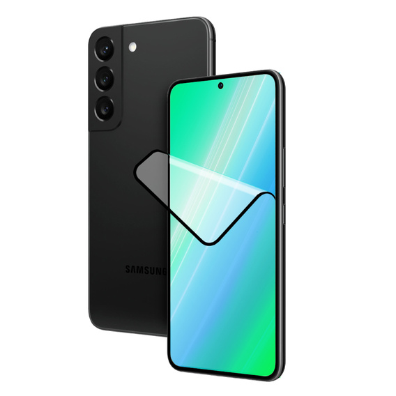 2x sticlă ceramică ERBORD Hybrid Glass pentru Samsung Galaxy S23+ Plus