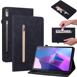 Huse pentru Lenovo Tab P11 Pro Gen 2, Wallet Pen Slot, negru