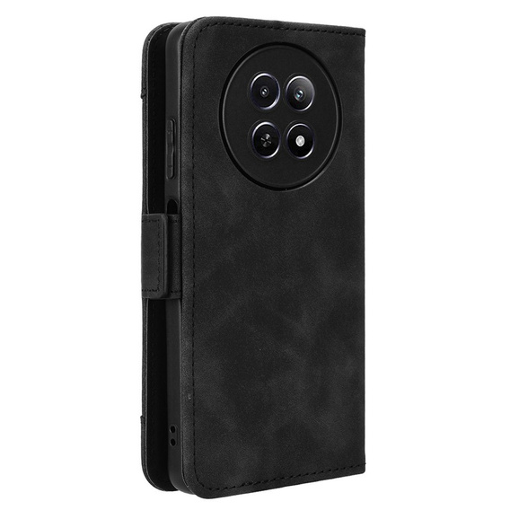Cu clapetă pentru Realme 12, Card Slot, negru