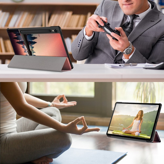 Huse pentru Samsung Galaxy Tab S9, Smartcase Hybrid Pen Slot, night