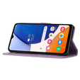 Cu clapetă pentru Samsung Galaxy A55 5G, Wallet, Butterfly, violet