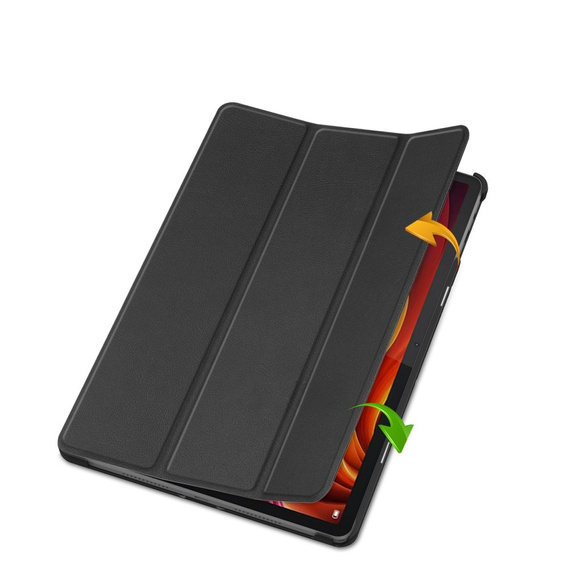 Husă pentru Lenovo Tab K11 Plus, Smartcase, negru