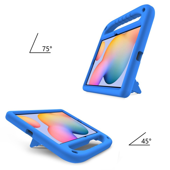Husă pentru copii pentru Samsung Galaxy Tab S6 Lite 2022 / 2020, husă pentru copii cu mâner, albastru