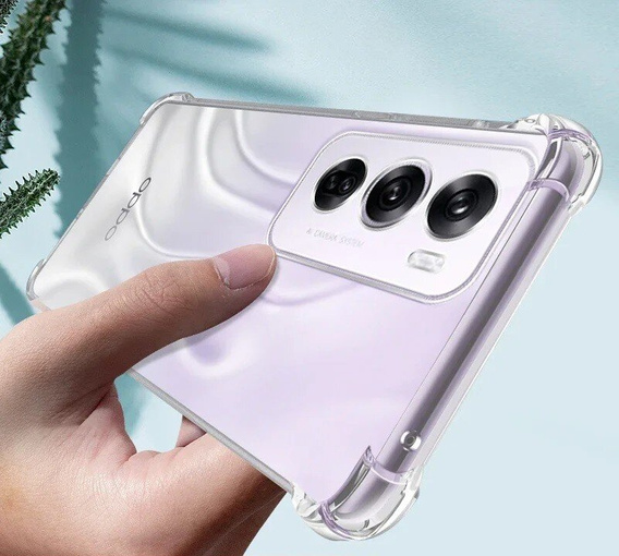 Huse pentru Oppo Reno 12 Pro, Dropproof, transparentă
