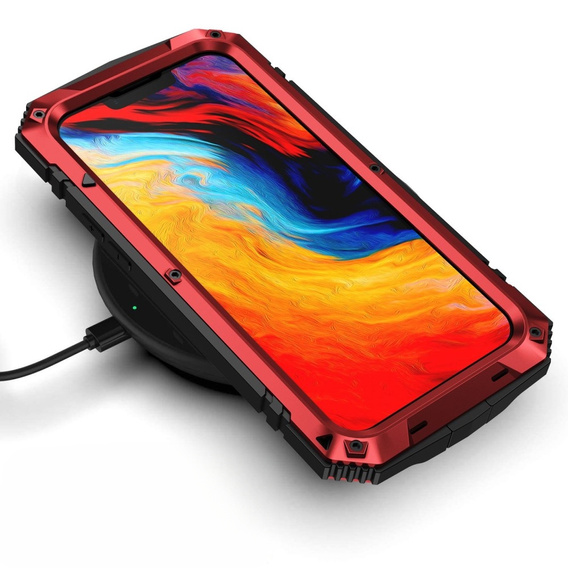 Husă blindată pentru iPhone 14, R-JUST, roșu
