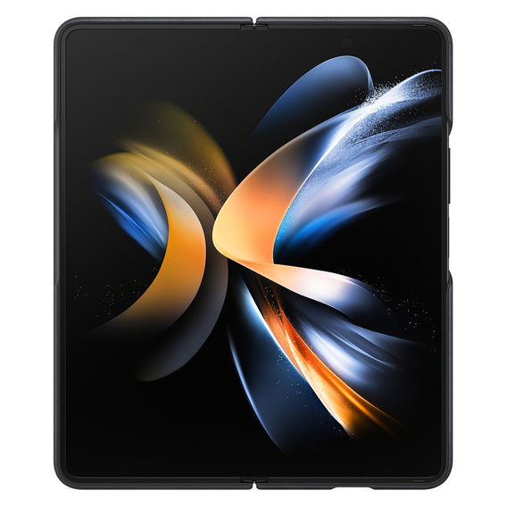 Husa originală Samsung pentru Galaxy Z Fold 4, Leather Flip Cover, negru