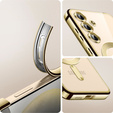 Husă pentru Samsung Galaxy S23 FE, Electro MagSafe, de aur + Sticlă pentru ecran