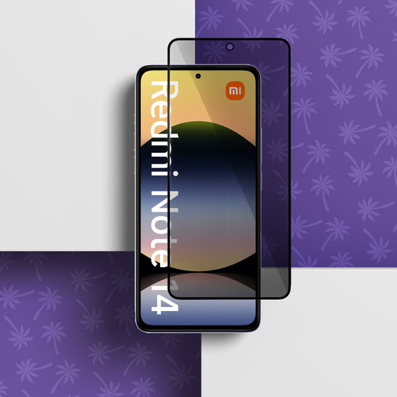 Sticlă temperată Shy Palm Privacy pentru Xiaomi Redmi Note 14 5G