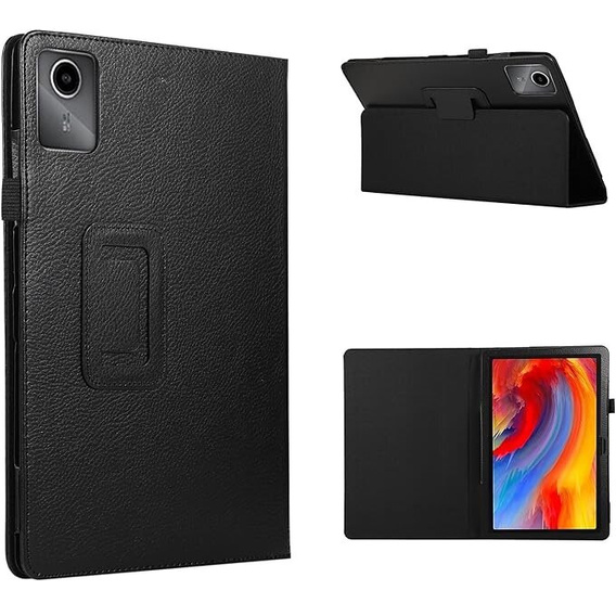 Husa pentru Lenovo Tab M11, bi-fold, cu clapetă, negru