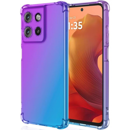 Husa pentru Motorola Moto G15 / Motorola Moto G15 Power, Gradient Dropproof, Violet / albastru