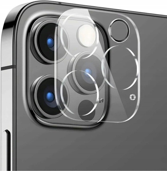 Sticlă temperată pentru camera foto pentru iPhone 16 Pro / 16 Pro Max, transparentă
