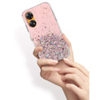 Huse pentru Oppo Reno8 T, Glittery, roz