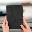 Husă pentru Samsung Galaxy Tab A9, Classic, cu spațiu pentru stylus, negru