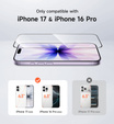 2x sticlă temperată SURITCH pentru iPhone 17/16 Pro