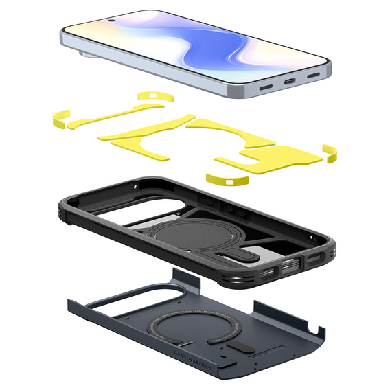 Carcasă Spigen Tough Armor MagSafe pentru Google Pixel 10 Pro XL, Metal Slate