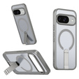 Husă Fusion Hybrid pentru Google Pixel 10 / 10 Pro, pentru MagSafe, cu suport, gri