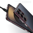 Husa LUPHIE pentru Samsung Galaxy S25 Ultra, Armor Bumper, negru