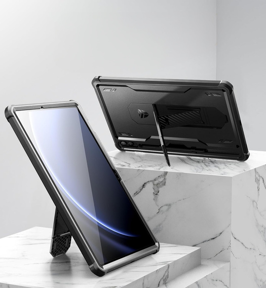 Husă blindată pentru Galaxy Tab S9 FE+ Plus, Dexnor Full Body, negru