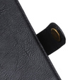 KHAZNEH RFID caz pentru Motorola G85 5G, Litchi Texture, negru