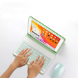 Carcasă + tastatură iPad 10.2 7/8/9 gen 2019/2020/2021, Keyboard Cover Pen Slot, verde