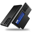 Huse pentru Samsung Galaxy Note 20 Ultra, Sliding Card Holder, negru