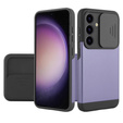 Huse pentru Samsung Galaxy S24, ERBORD CamProtect Slide Camera, violet