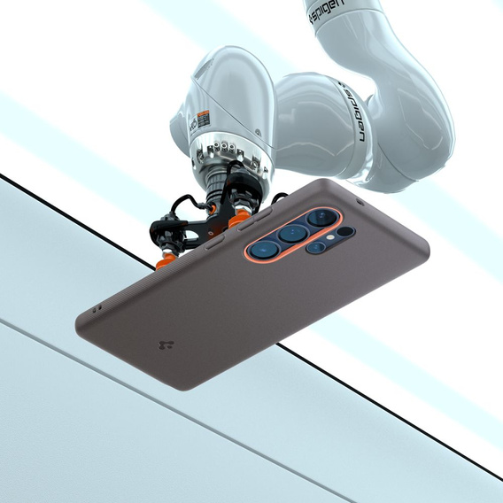 Carcasă Spigen pentru Samsung Galaxy S25 Ultra, Nano Pop MagSafe, gri + sticlă temperată 9H
